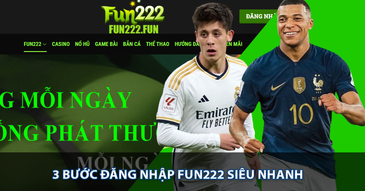 3 bước đăng nhập FUN222 siêu nhanh